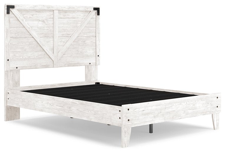 Shawburn Crossbuck Panel Bed - LasVegasFurnitureOnline.com