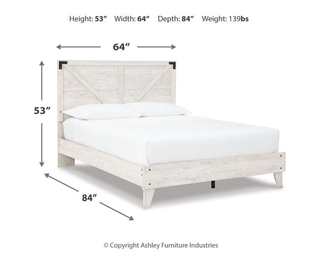 Shawburn Crossbuck Panel Bed - LasVegasFurnitureOnline.com