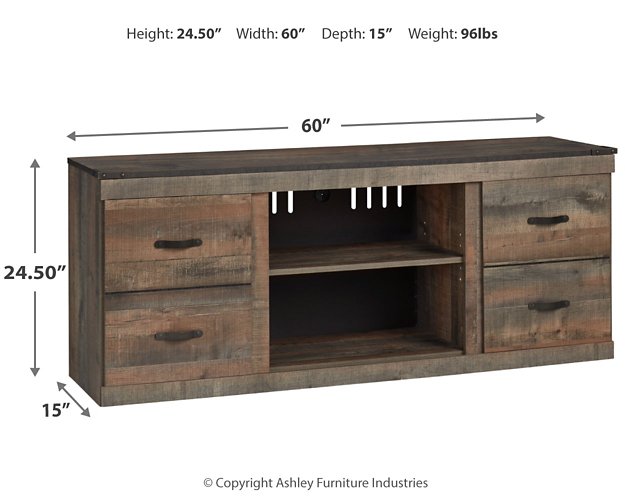 Trinell 60" TV Stand - LasVegasFurnitureOnline.com