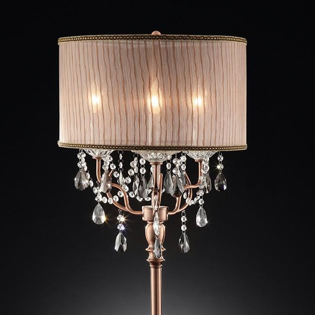 CECELIA Floor Lamp, Hanging Crystal - LasVegasFurnitureOnline.com