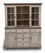 Flexsteel Wynwood Plymouth Buffet with Hutch in Two-Toned - LasVegasFurnitureOnline.com