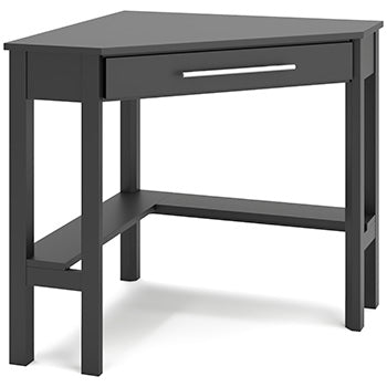 Otaska Home Office Corner Desk with Bookcase - LasVegasFurnitureOnline.com