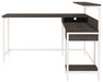 Dorrinson Home Office L-Desk with Storage - LasVegasFurnitureOnline.com