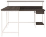 Dorrinson Home Office L-Desk with Storage - LasVegasFurnitureOnline.com