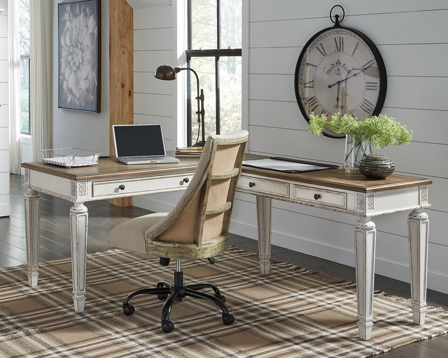 Realyn 2-Piece Home Office Lift Top Desk - LasVegasFurnitureOnline.com