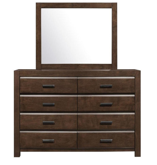 Homelegance Furniture Erwan Mirror in Dark Walnut 1961-6 - LasVegasFurnitureOnline.com