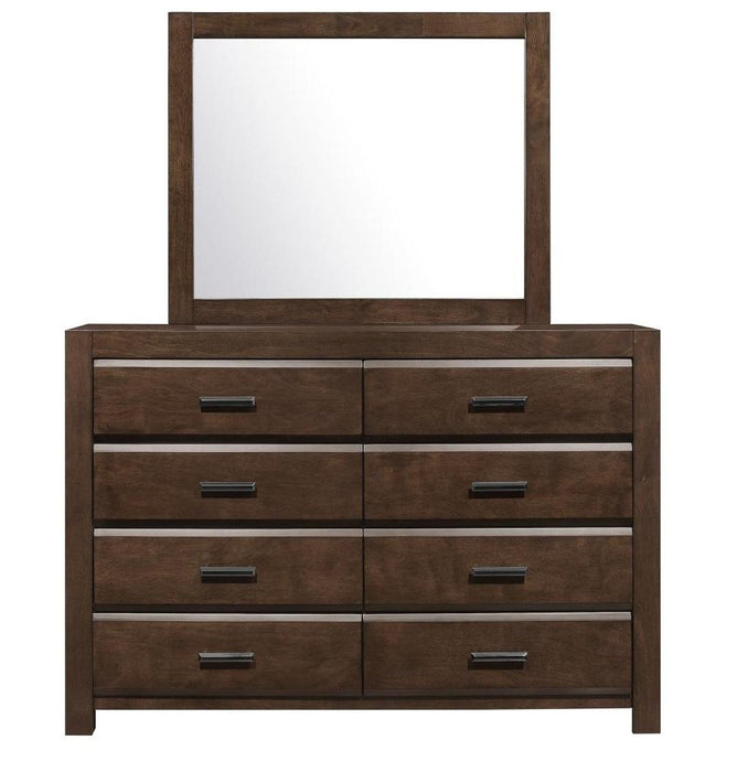 Homelegance Furniture Erwan Mirror in Dark Walnut 1961-6 - LasVegasFurnitureOnline.com