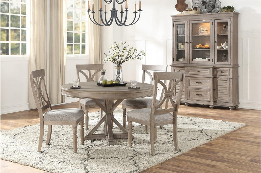 Homelegance Cardano Side Chair in Light Brown (Set of 2) - LasVegasFurnitureOnline.com