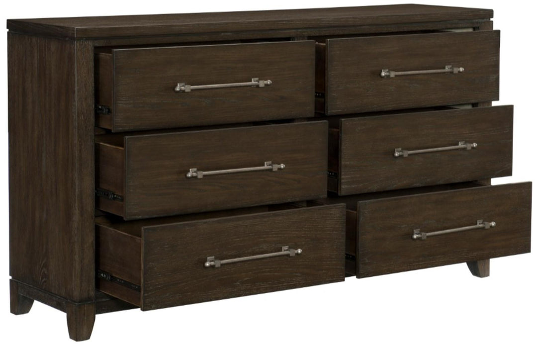 Homelegance Griggs Dresser in Dark Brown 1669-5 - LasVegasFurnitureOnline.com