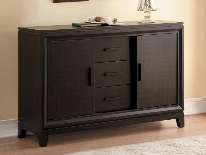 Homelegance Kavanaugh Server in Dark Brown 5409RF-40 - LasVegasFurnitureOnline.com