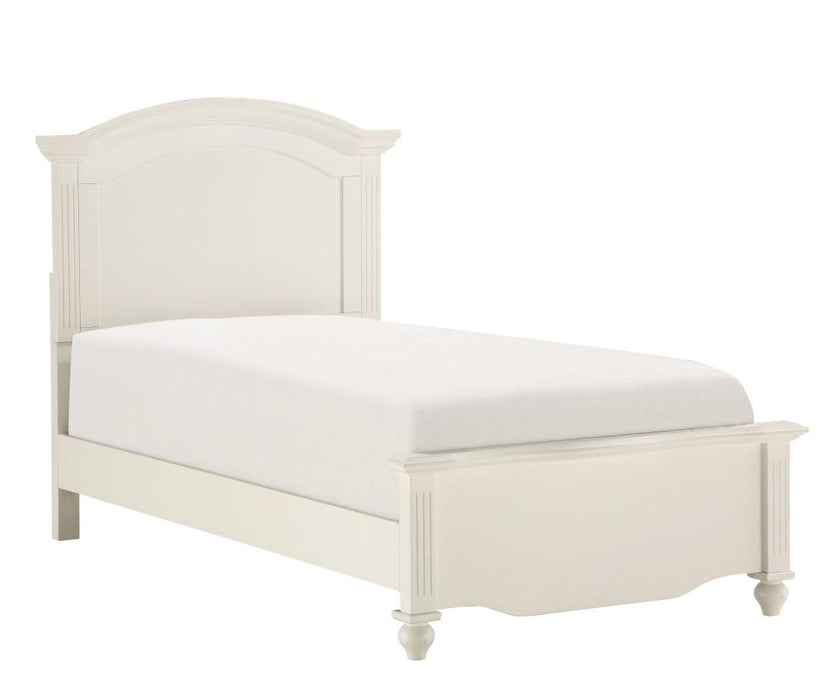 Homelegance Meghan Full Panel Bed in White 2058WHF-1* - LasVegasFurnitureOnline.com