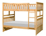 Homelegance Bartly Full/Full Bunk Bed in Natural B2043FF-1* - LasVegasFurnitureOnline.com