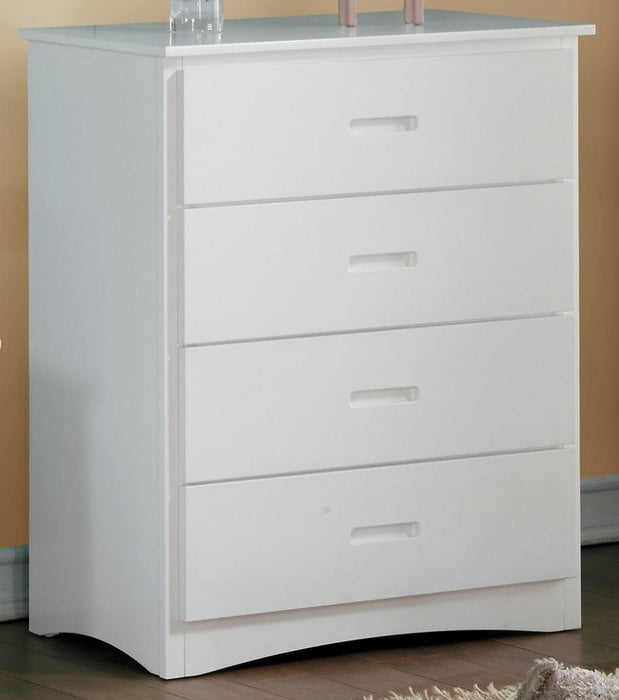 Homelegance Galen 4 Drawer Chest in White B2053W-9 - LasVegasFurnitureOnline.com