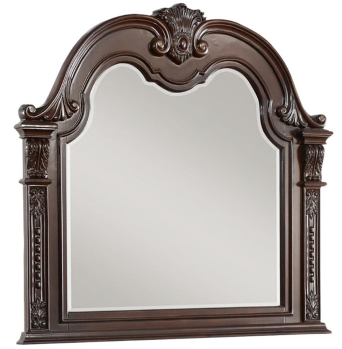 Homelegance Cavalier Mirror in Dark Cherry 1757-6 - LasVegasFurnitureOnline.com