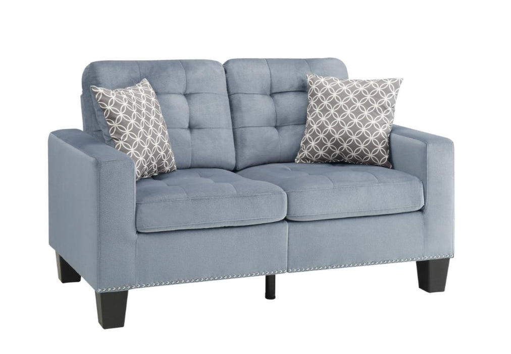 Homelegance Furniture Lantana Loveseat in Gray 9957GY-2 - LasVegasFurnitureOnline.com