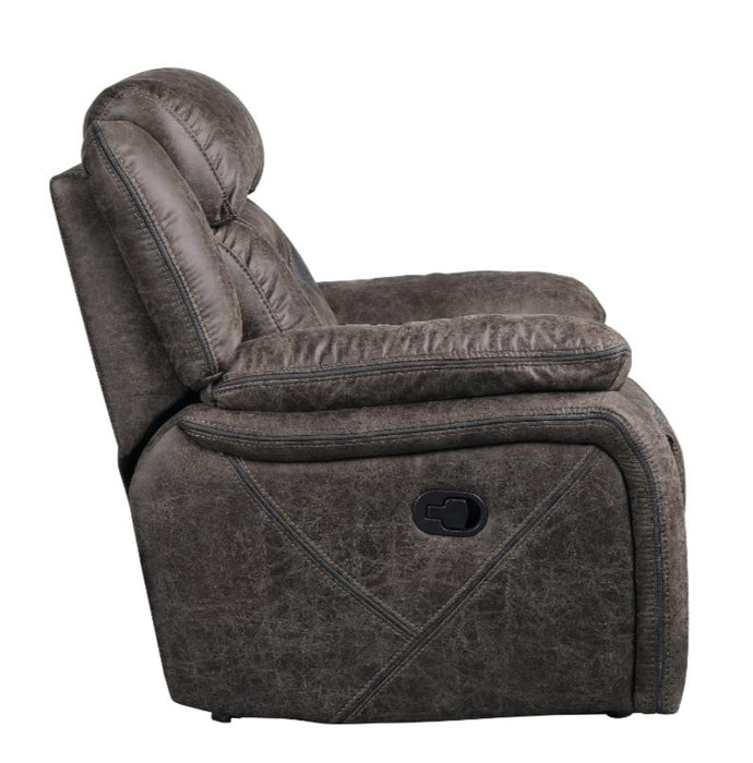 Homelegance Furniture Madrona Glider Reclining Chair in Dark Brown 9989DB-1 - LasVegasFurnitureOnline.com