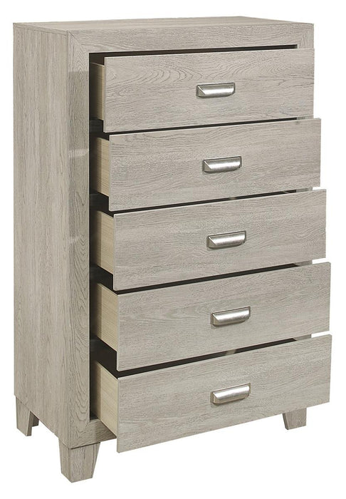 Homelegance Furniture Quinby 5 Drawer Chest in Light Brown 1525-9 - LasVegasFurnitureOnline.com