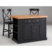 Hartford 3 Piece Kitchen Island Set by homestyles - LasVegasFurnitureOnline.com