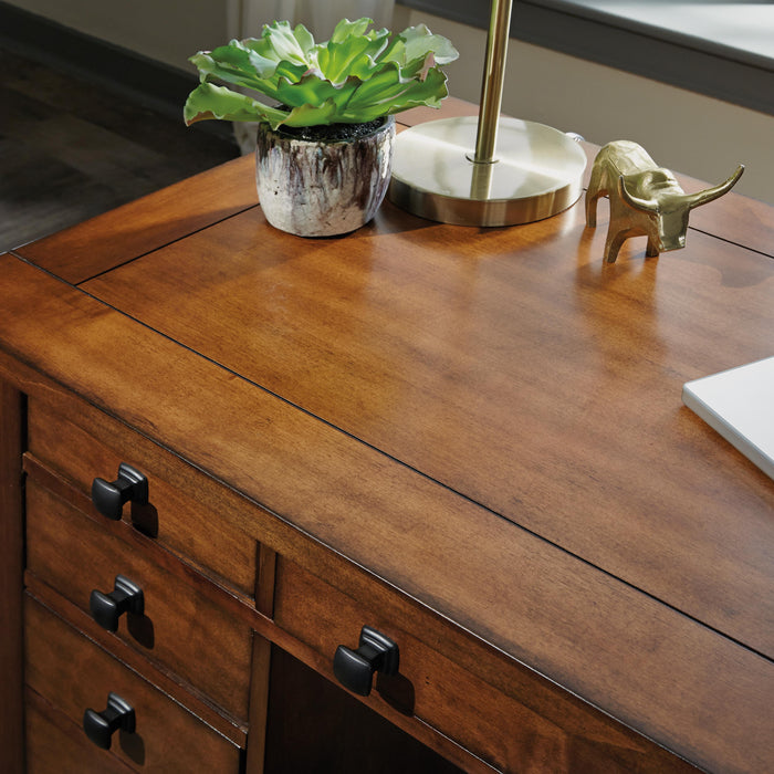 Tahoe Pedestal Desk by homestyles - LasVegasFurnitureOnline.com