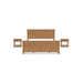 Oak Park King Bed and Two Nightstands by homestyles - LasVegasFurnitureOnline.com