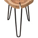 Joss Natural Acacia One of a Kind Live Edge Accent Table w/ Black Hairpin Legs by Diamond Sofa - LasVegasFurnitureOnline.com