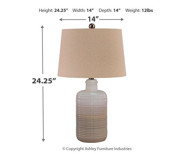 Marnina Table Lamp (Set of 2) - LasVegasFurnitureOnline.com