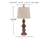 Magaly Table Lamp (Set of 2) - LasVegasFurnitureOnline.com