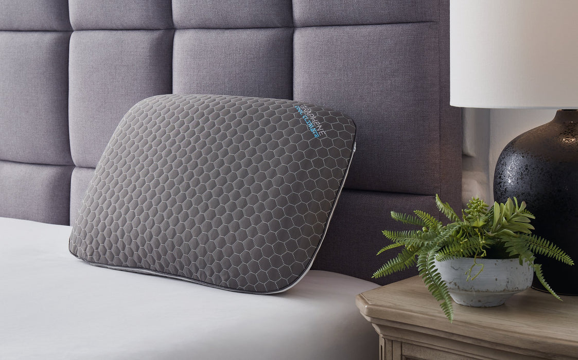 Zephyr 2.0 Graphene Contour Pillow (6/Case) - LasVegasFurnitureOnline.com