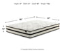 Chime 10 Inch Hybrid Mattress Set - LasVegasFurnitureOnline.com