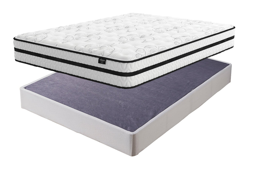 Chime 10 Inch Hybrid Mattress Set - LasVegasFurnitureOnline.com