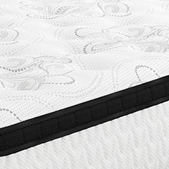 Chime 12 Inch Hybrid Mattress Set - LasVegasFurnitureOnline.com