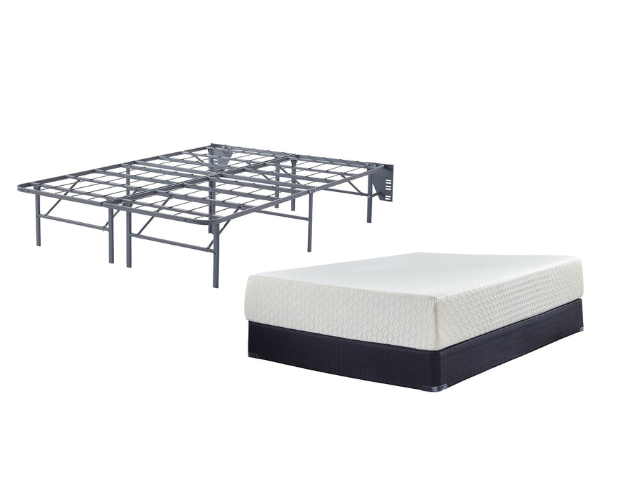 Chime 12 Inch Memory Foam Mattress Set - LasVegasFurnitureOnline.com