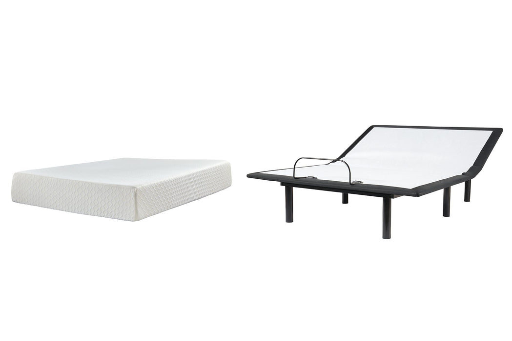 Chime 12 Inch Memory Foam Mattress Set - LasVegasFurnitureOnline.com