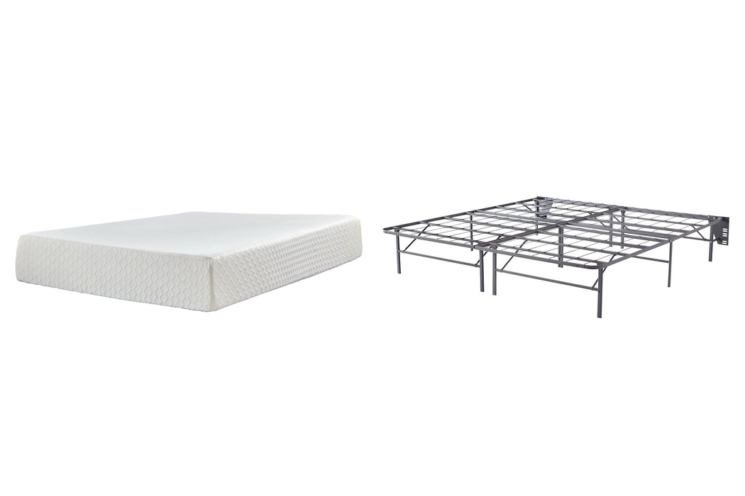 Chime 12 Inch Memory Foam Mattress Set - LasVegasFurnitureOnline.com