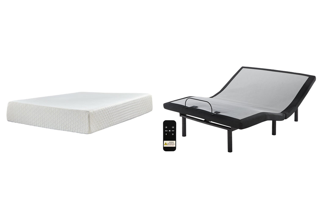 Chime 12 Inch Memory Foam Mattress Set - LasVegasFurnitureOnline.com