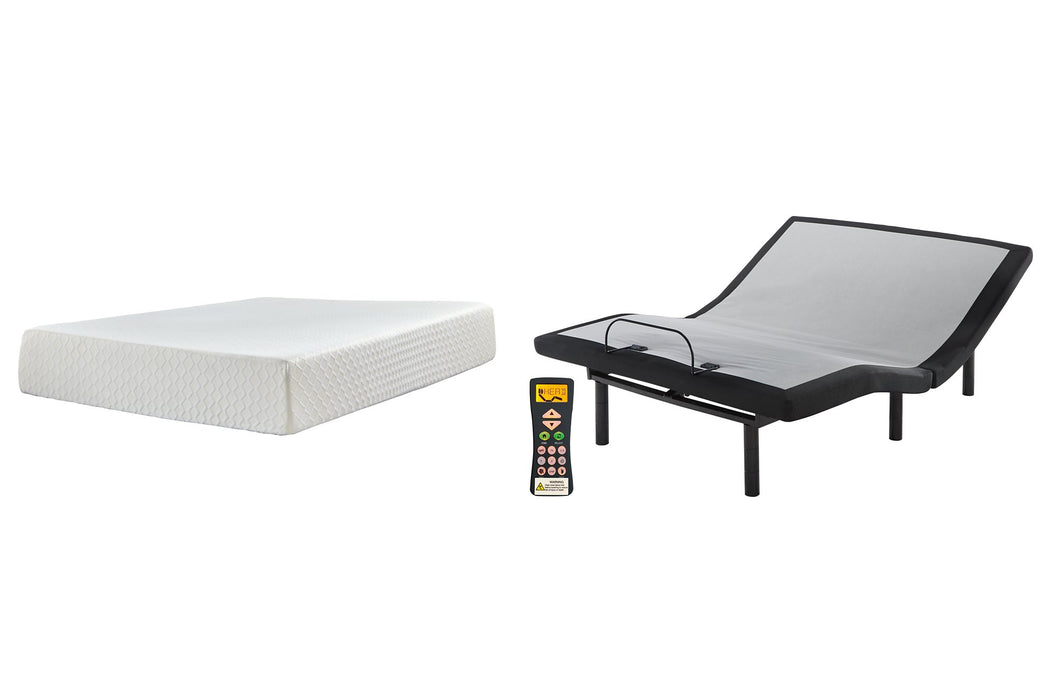 Chime 12 Inch Memory Foam Mattress Set - LasVegasFurnitureOnline.com