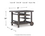 Kailani Serving Cart - LasVegasFurnitureOnline.com