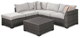 Cherry Point 4-piece Outdoor Sectional Set - LasVegasFurnitureOnline.com