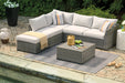 Cherry Point 4-piece Outdoor Sectional Set - LasVegasFurnitureOnline.com