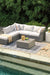 Cherry Point 4-piece Outdoor Sectional Set - LasVegasFurnitureOnline.com