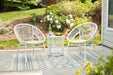 Mandarin Cape Outdoor Table and Chairs (Set of 3) - LasVegasFurnitureOnline.com