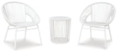 Mandarin Cape Outdoor Table and Chairs (Set of 3) - LasVegasFurnitureOnline.com