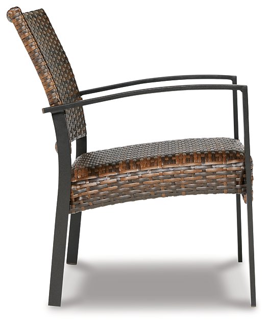 Zariyah Outdoor Love/Chairs/Table Set (Set of 4) - LasVegasFurnitureOnline.com