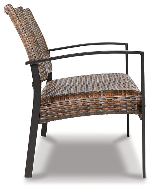 Zariyah Outdoor Love/Chairs/Table Set (Set of 4) - LasVegasFurnitureOnline.com