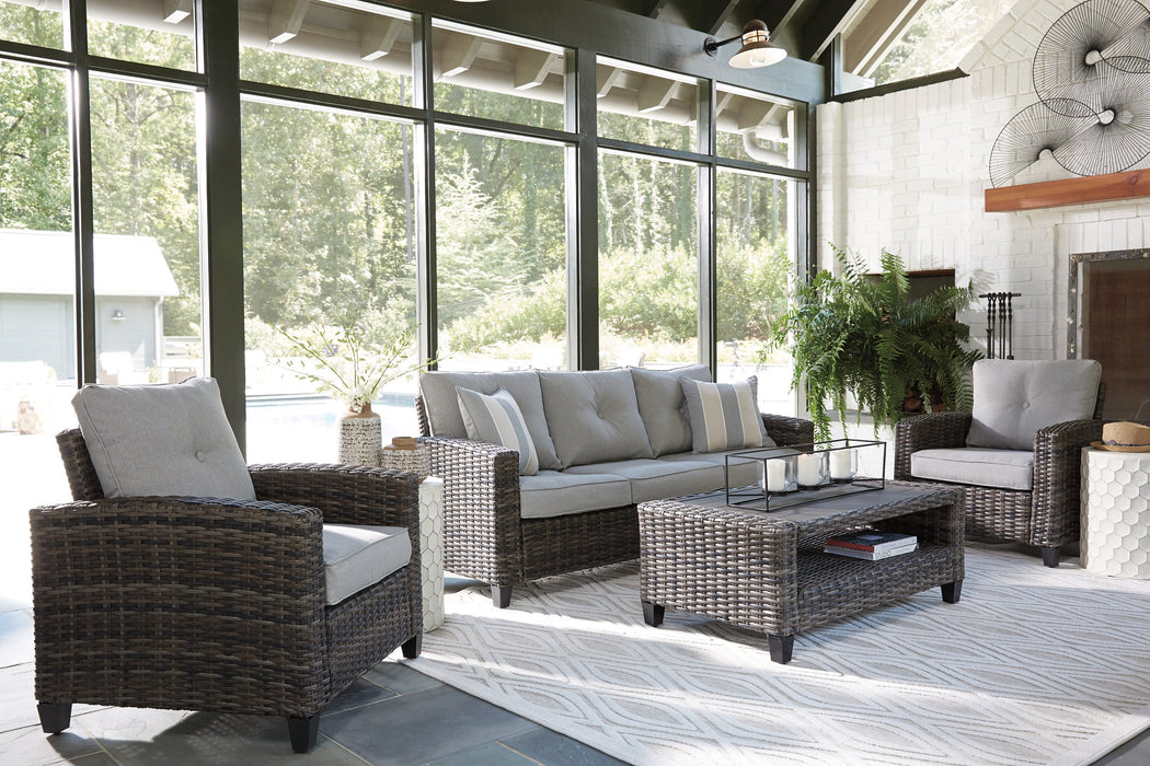 Cloverbrooke 4-Piece Outdoor Conversation Set - LasVegasFurnitureOnline.com