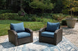 Windglow Outdoor Lounge Chair with Cushion - LasVegasFurnitureOnline.com