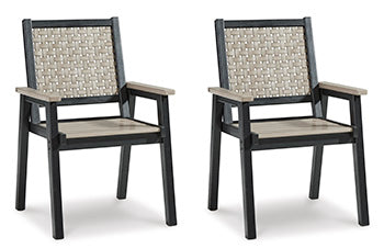 Mount Valley Arm Chair (set Of 2) - LasVegasFurnitureOnline.com