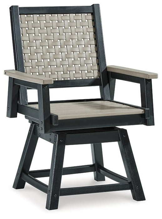 Mount Valley Swivel Chair (Set of 2) - LasVegasFurnitureOnline.com