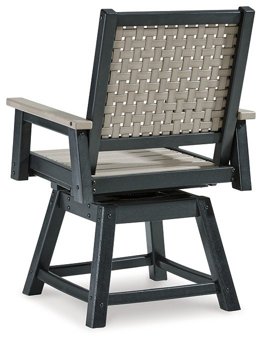 Mount Valley Swivel Chair (Set of 2) - LasVegasFurnitureOnline.com