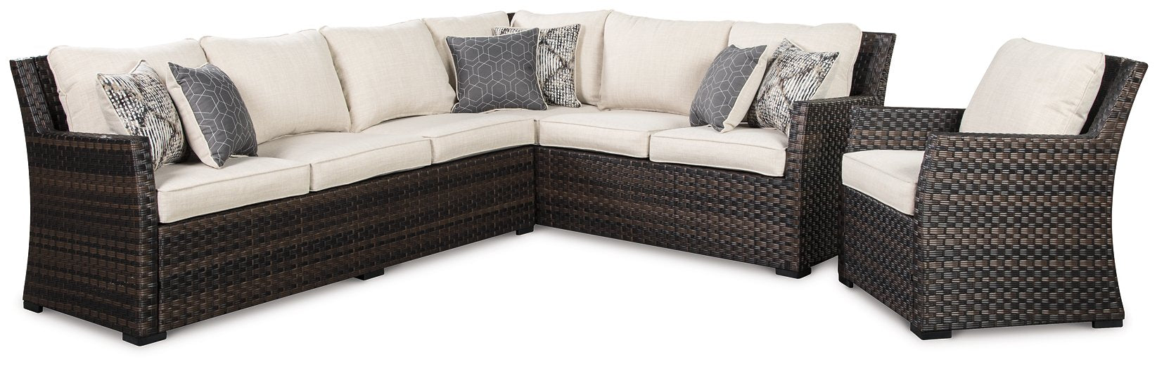 Easy Isle Outdoor Seating Set - LasVegasFurnitureOnline.com